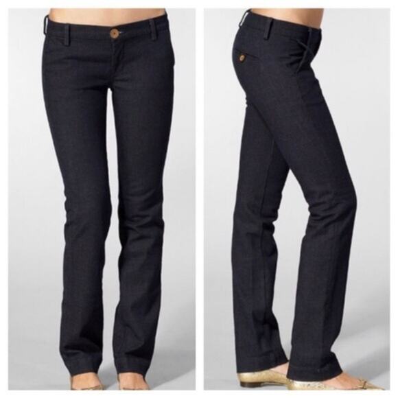 J Brand Bea Womens Straight Leg Trouser Jeans Sz 29 Low Rise Y2K Retro Girl Boss - Picture 1 of 9